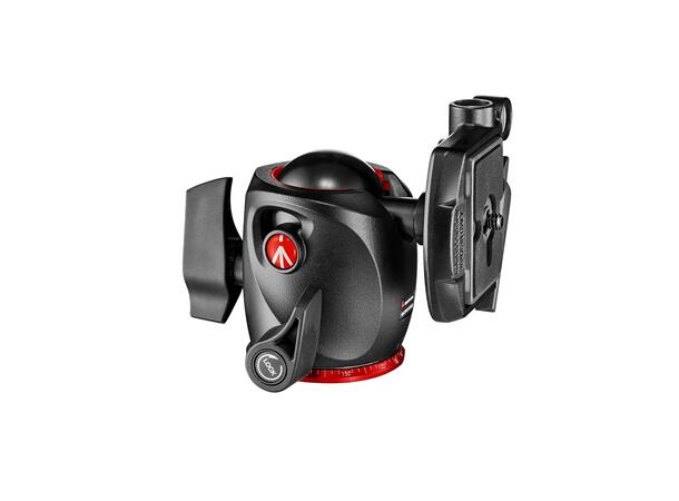 Manfrotto Kulehode MHXPRO-BHQ2 Trippelt låsesystem som sikrer stabilite 